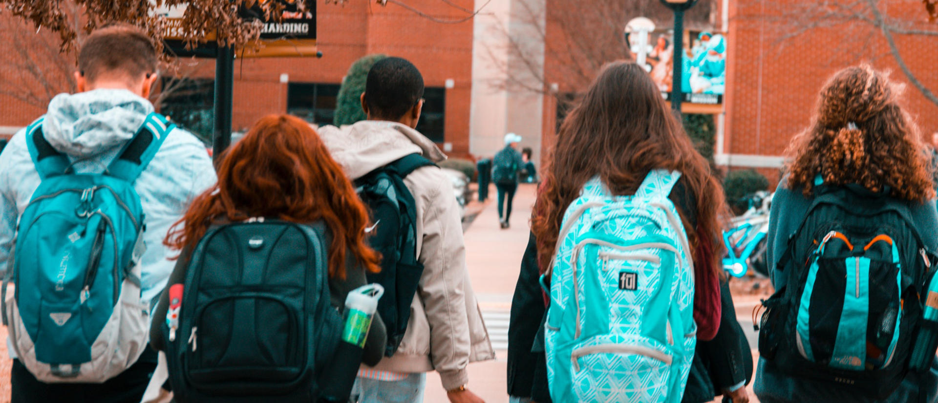 college students talking